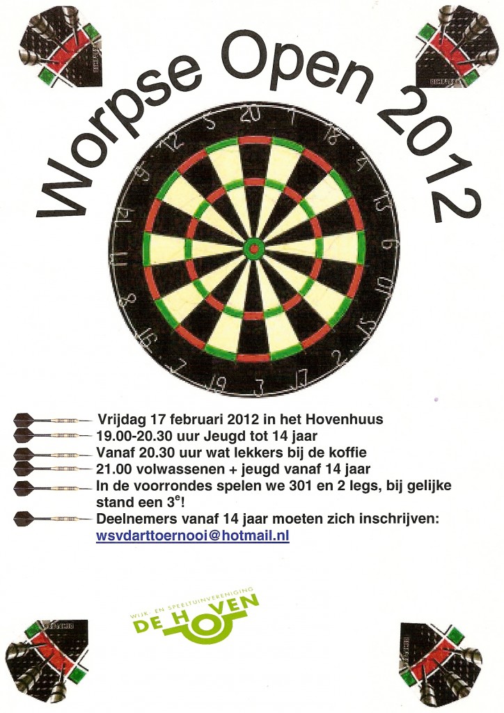 darttoernooi 2012