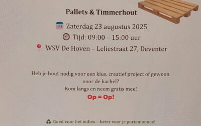 Gratis hout afhalen